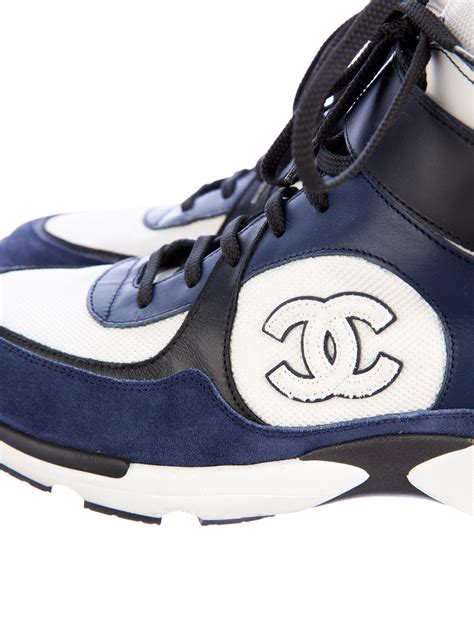 chanel shoes sneakers|chanel high top sneakers.